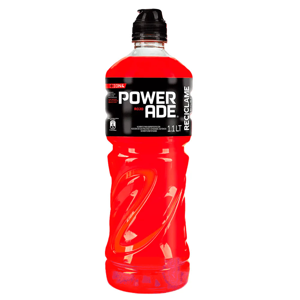 Bebida Isotónica Powerade Rojo 1 Litro