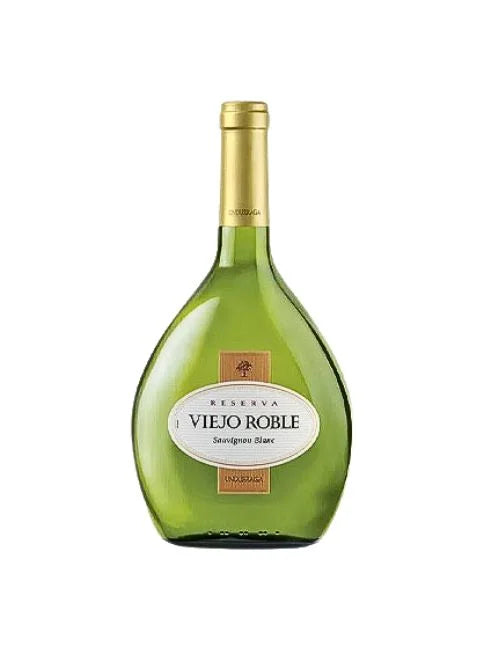 Botella de Vino Viejo Roble Reserva Sauvignon Blanc de 750cc en Comercial Unlitro.