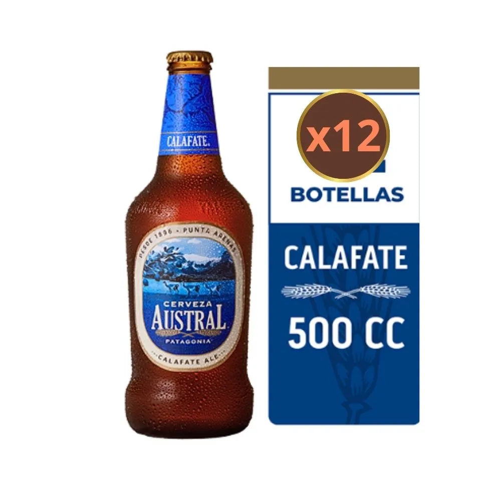Cerveza Austral Calafate 500ml Caja x12