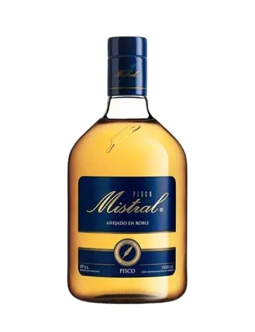 Botella de Pisco Mistral de 35 grados y 1 Litro en Comercial Unlitro.