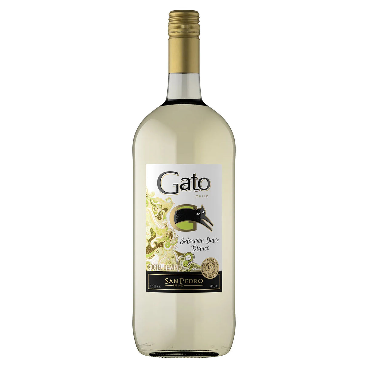 Vino Botellón Gato Selección Dulce Blanco 1,5 L
