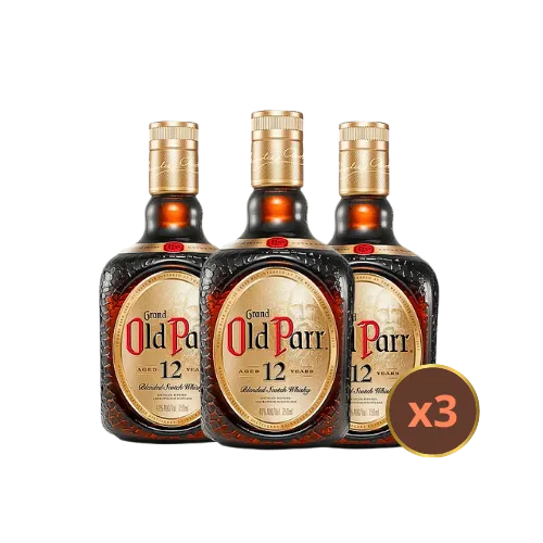 Whisky Old Parr 750ml X3