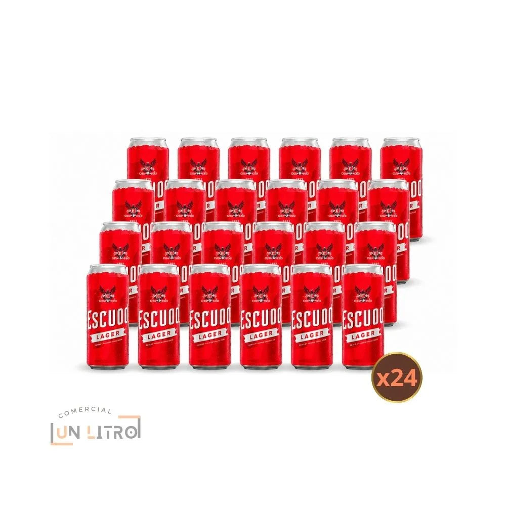Cerveza Escudo Lata 473cc (Pack 24 un)