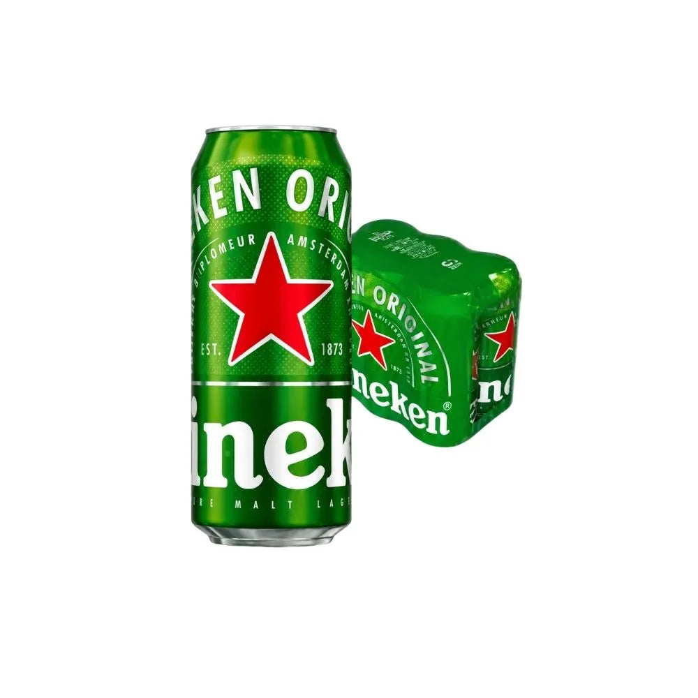 Cerveza Heineken Original Lata 470cc (Pack 6 un)