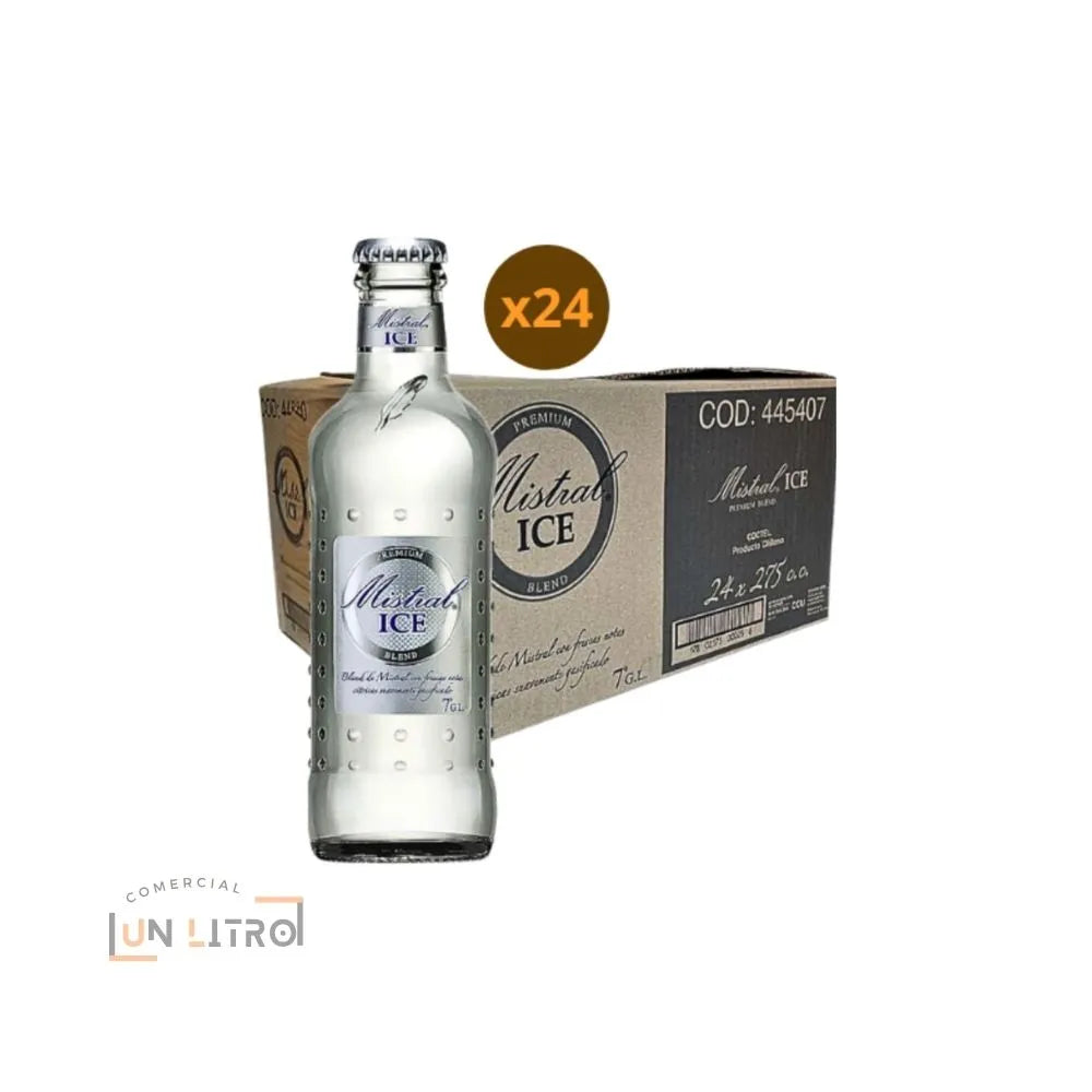 Mistral Ice Botella 275cc (Pack 24 un)