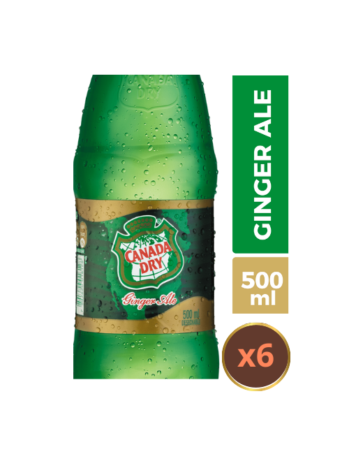 CANADA DRY GINGER ALE  X6 500ML