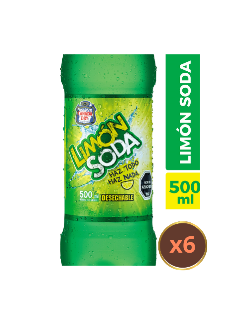 LIMON SODA X6 500ML