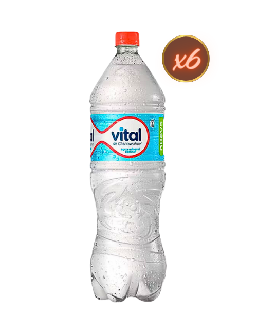 Agua Purificada Vital Sin Gas 1,5L X6 Unidades