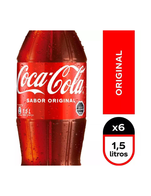 Coca Cola 1,5L X6 Unidades