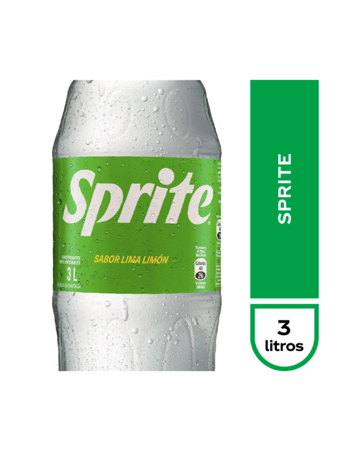 Bebida Sprite 3L X6 Unidades