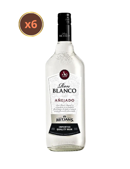 Ron Mitjans Blanco 1 Litro X6 UND