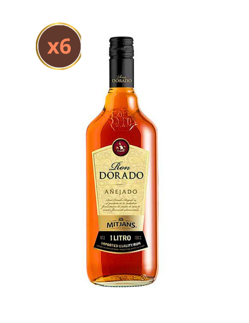 Ron Mitjans Dorado 1 Litro X6 UND – Unlitro