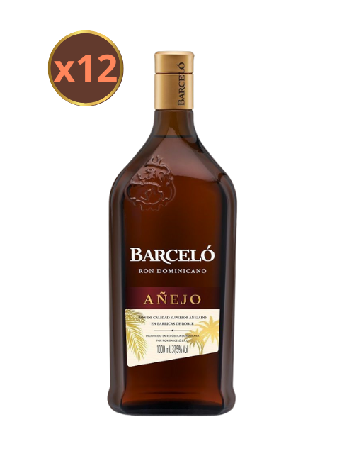 Ron Barcelo 1 Litro X12 UND