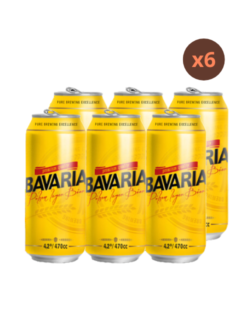 BAVARIA LATA 473ML X6