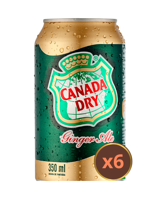 CANADA DRY GINGER ALE LATA 350ML X6UND