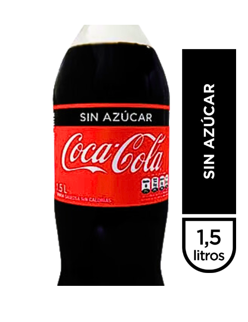 COCA COLA SIN AZUCAR DESECHABLE 1,5L