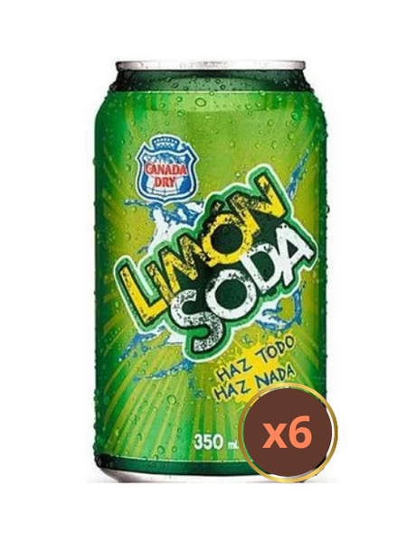 LIMÓN SODA LATA X6 350ML