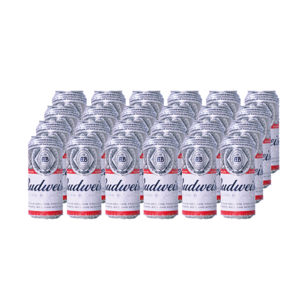 BUDWEISER LATA MEDIO 473ML PACK X 24