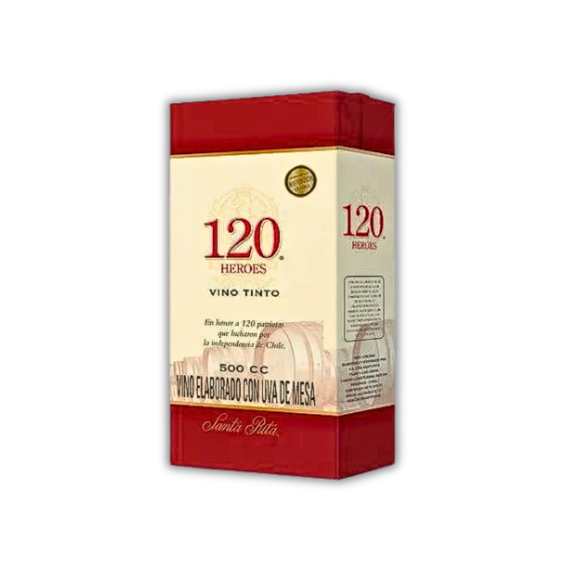 VINO 120 TETRA TINTO 500 ML