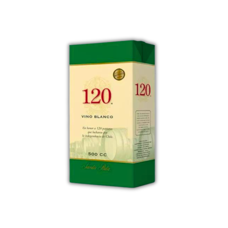 VINO 120 TETRA BLANCO  500 ML