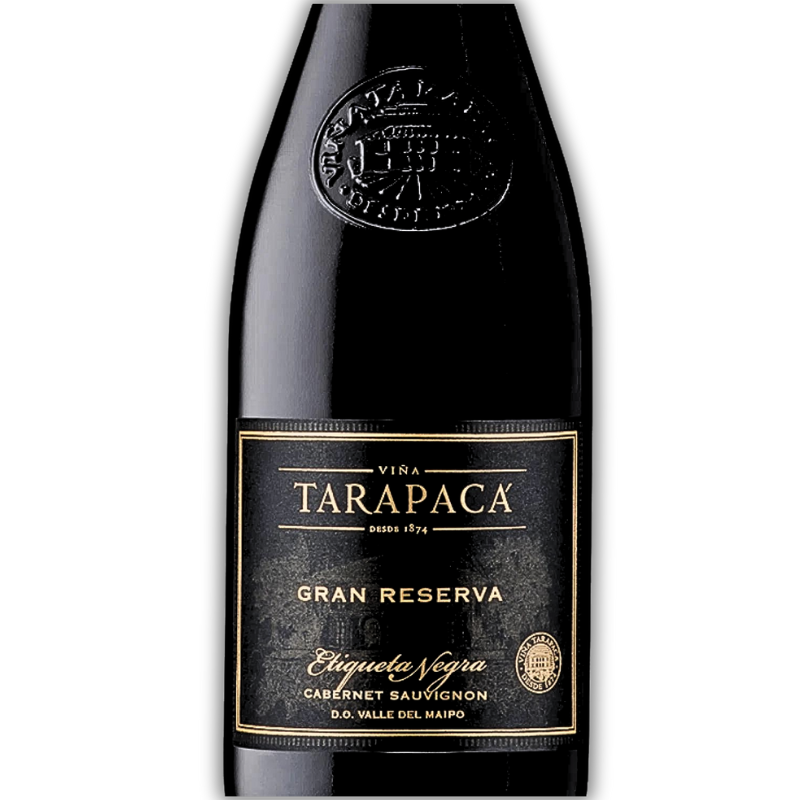 TARAPACA GRAN RESERVA CABERNET ETIQUETA NEGRA 750ML