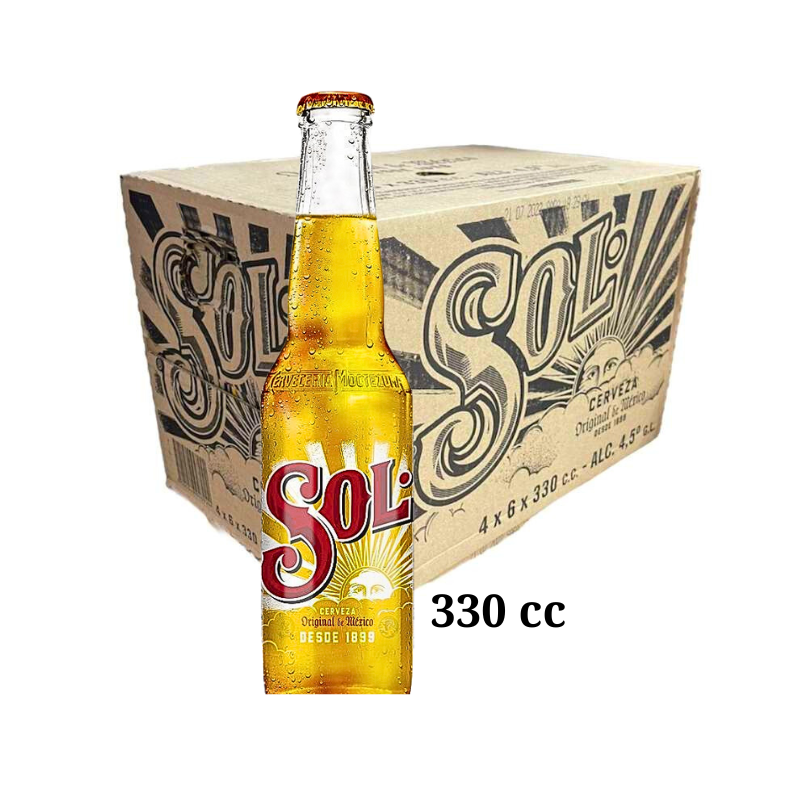 SOL BOTELLIN 330ML Pack x24