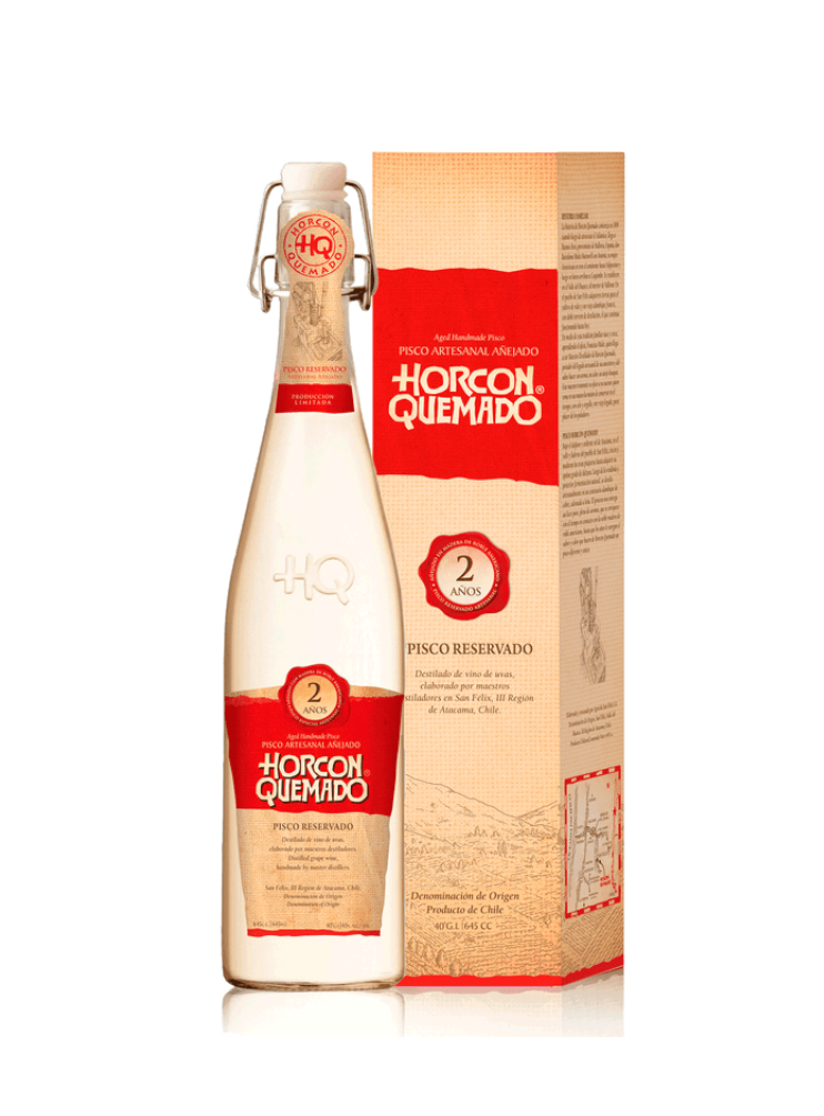 PISCO HORCÓN QUEMADO 2 años 40º 645 CC