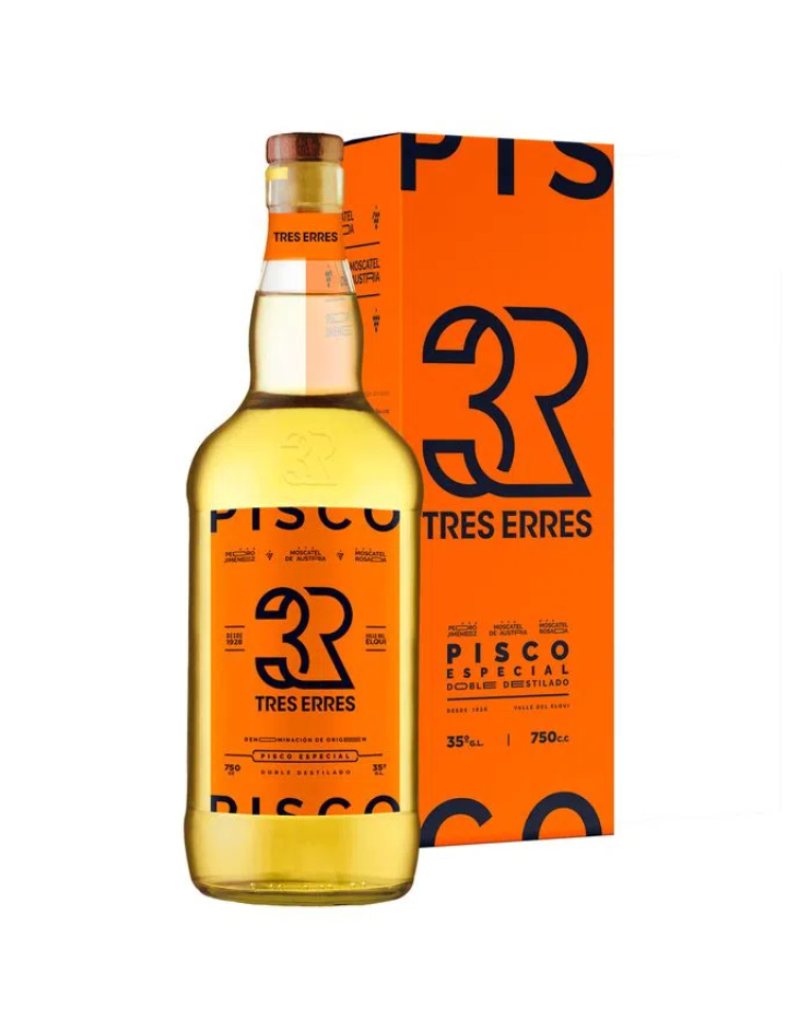 Pisco Tres Erres 35º 750 ML