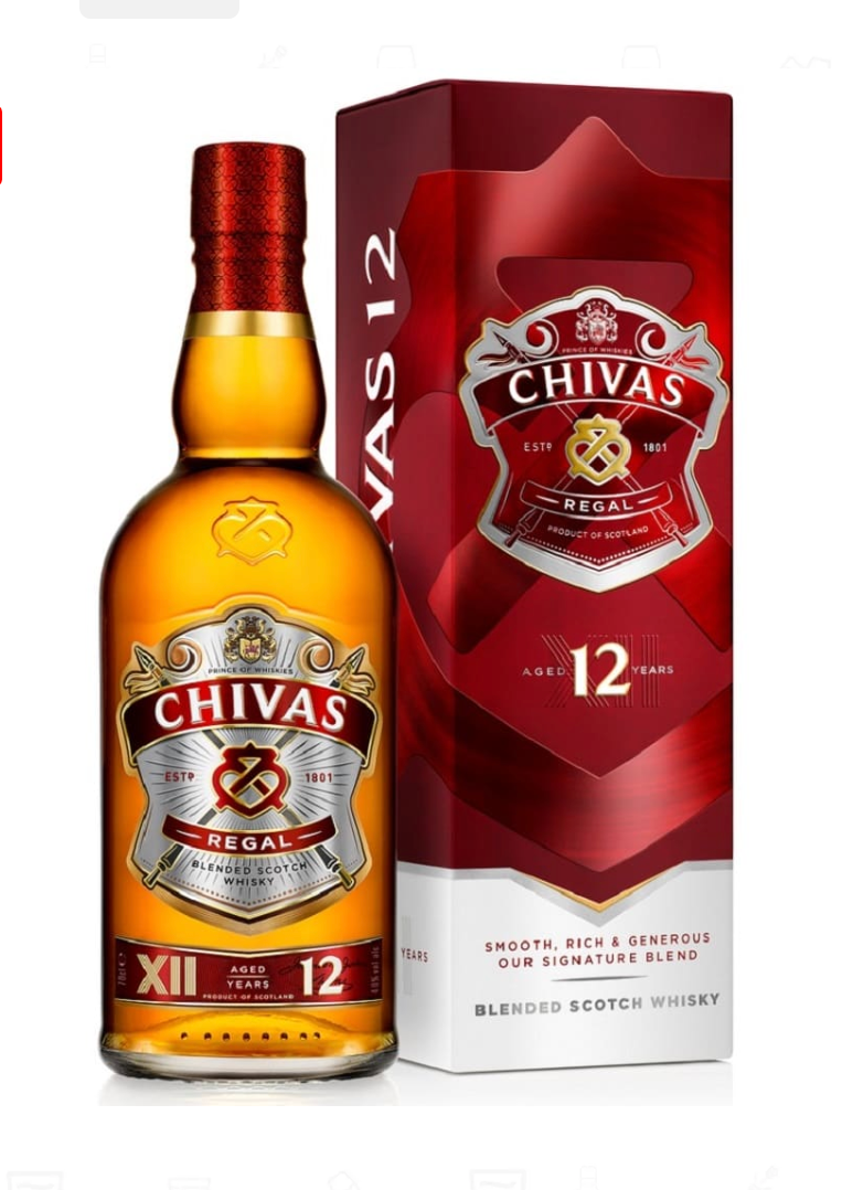 Whisky Chivas Regal 12 Años 1 Litro