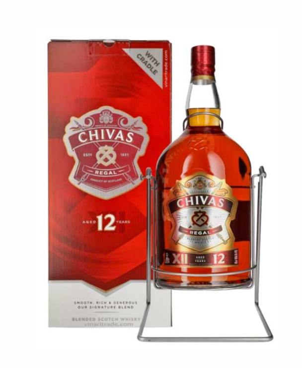 Chivas Regal 12 años Botellón 4,5 Litros