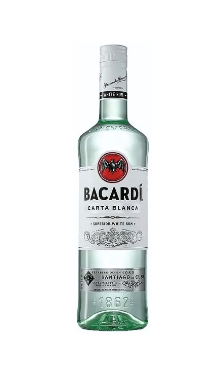 Ron Bacardi Blanco Carta Blanca 1 Litro