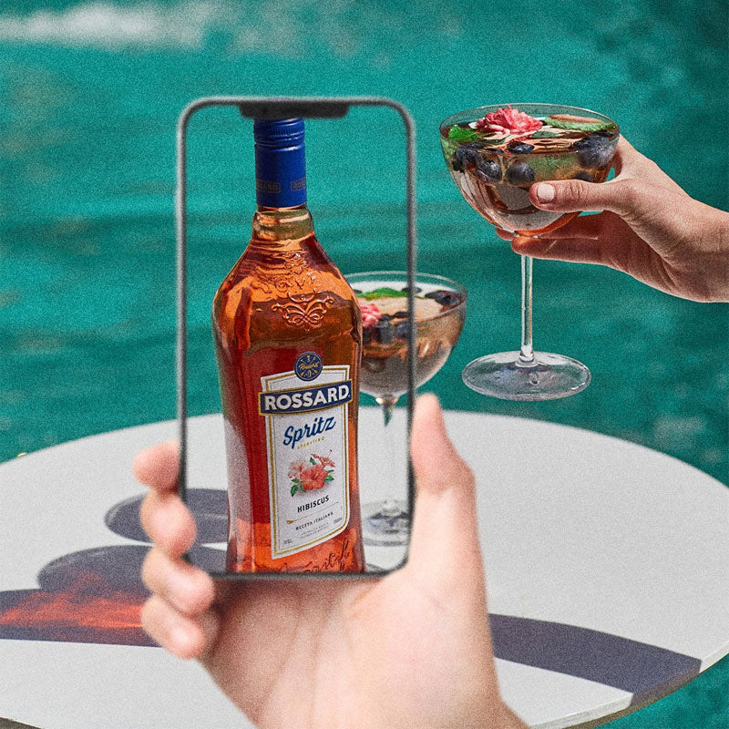 Cóctel Aperitivo Rossard Hibiscus