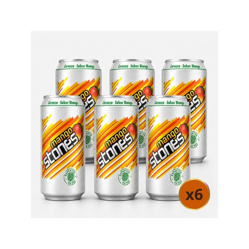 Cerveza Mix Stones Mango Lata 470cc (Pack 6 un)