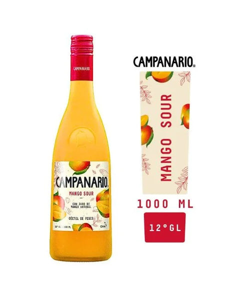 Botella de Cóctel Campanario Mango Sour de 1 Litro en Comercial Unlitro.