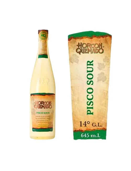 Botella de Cóctel Horcón Quemado Sour de 14 grados y 645cc en Comercial Unlitro.
