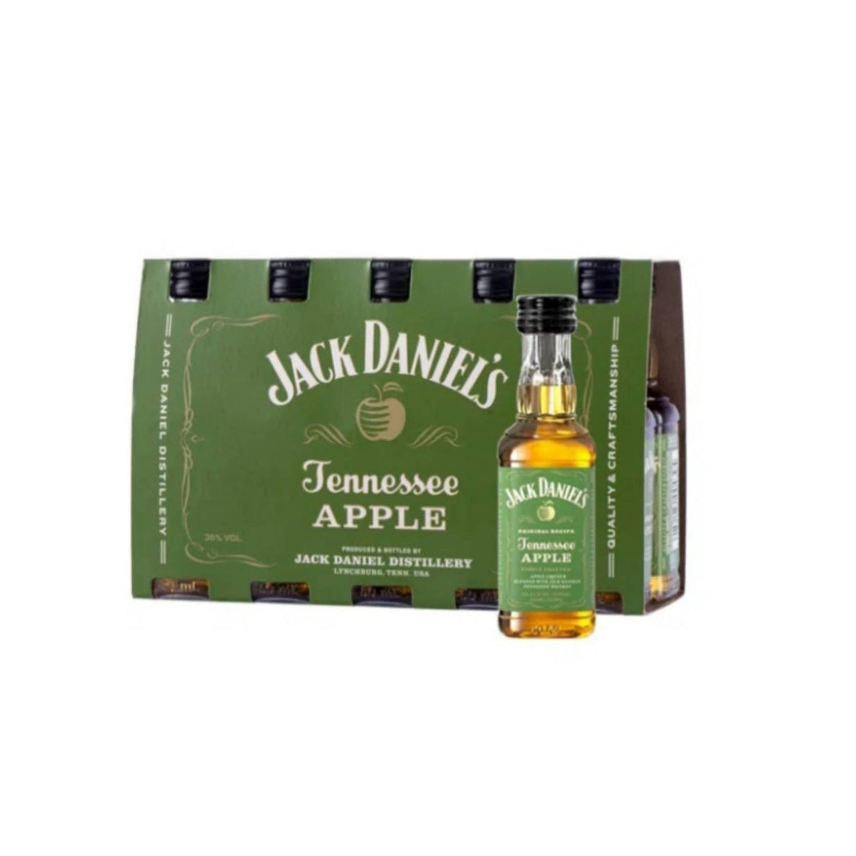 Jack Daniels Apple 50 ml Pack 10 Miniaturas