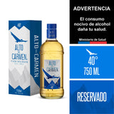 Botella de Pisco Alto del Carmen de 40 grados Especial y 750cc en Comercial Unlitro.