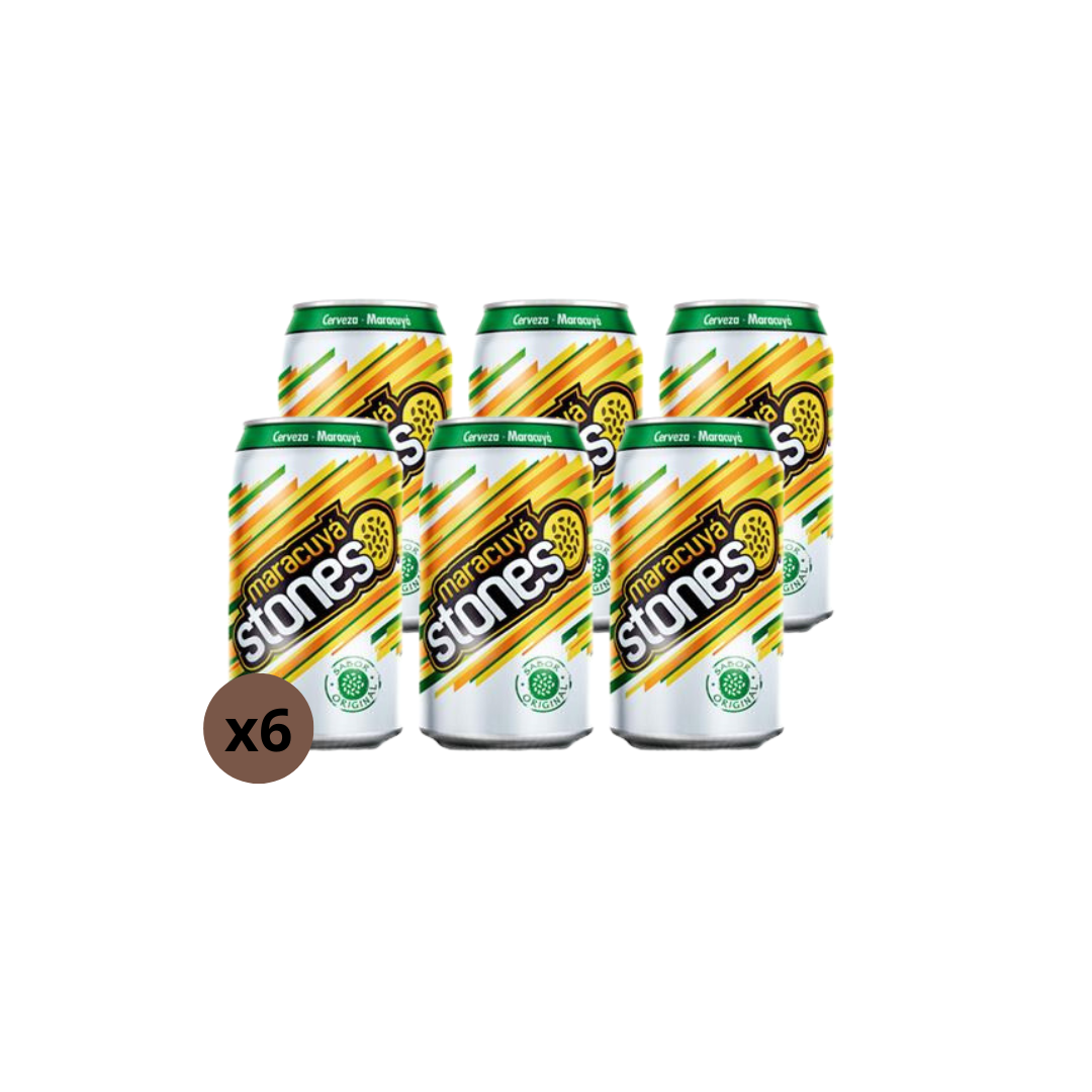 STONES MARACUYA LATA 350ML X6