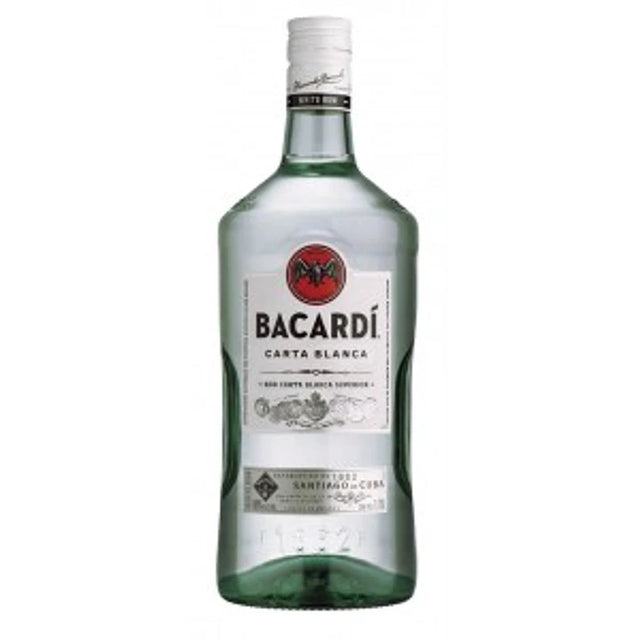 Botella Galón de Ron Bacardí Carta Blanca de 1.75 Litros en Comercial Unlitro.