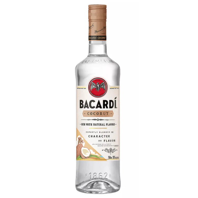 Botella de Ron Bacardí Coconut de 750cc saborizado en Comercial Unlitro.