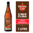 Botella de Ron Havana Club Añejo Reserva de 1 Litro en Comercial Unlitro.