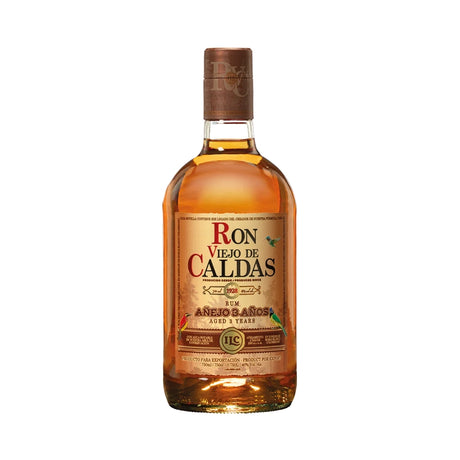 Botella de Ron Viejo de Caldas 3 Años Tradicional de 700cc en Comercial Unlitro.
