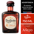 Botella de Tequila Don Julio Añejo de 750cc, tequila súper premium 100% agave azul con maduración prolongada en barricas disponible en Comercial Unlitro.